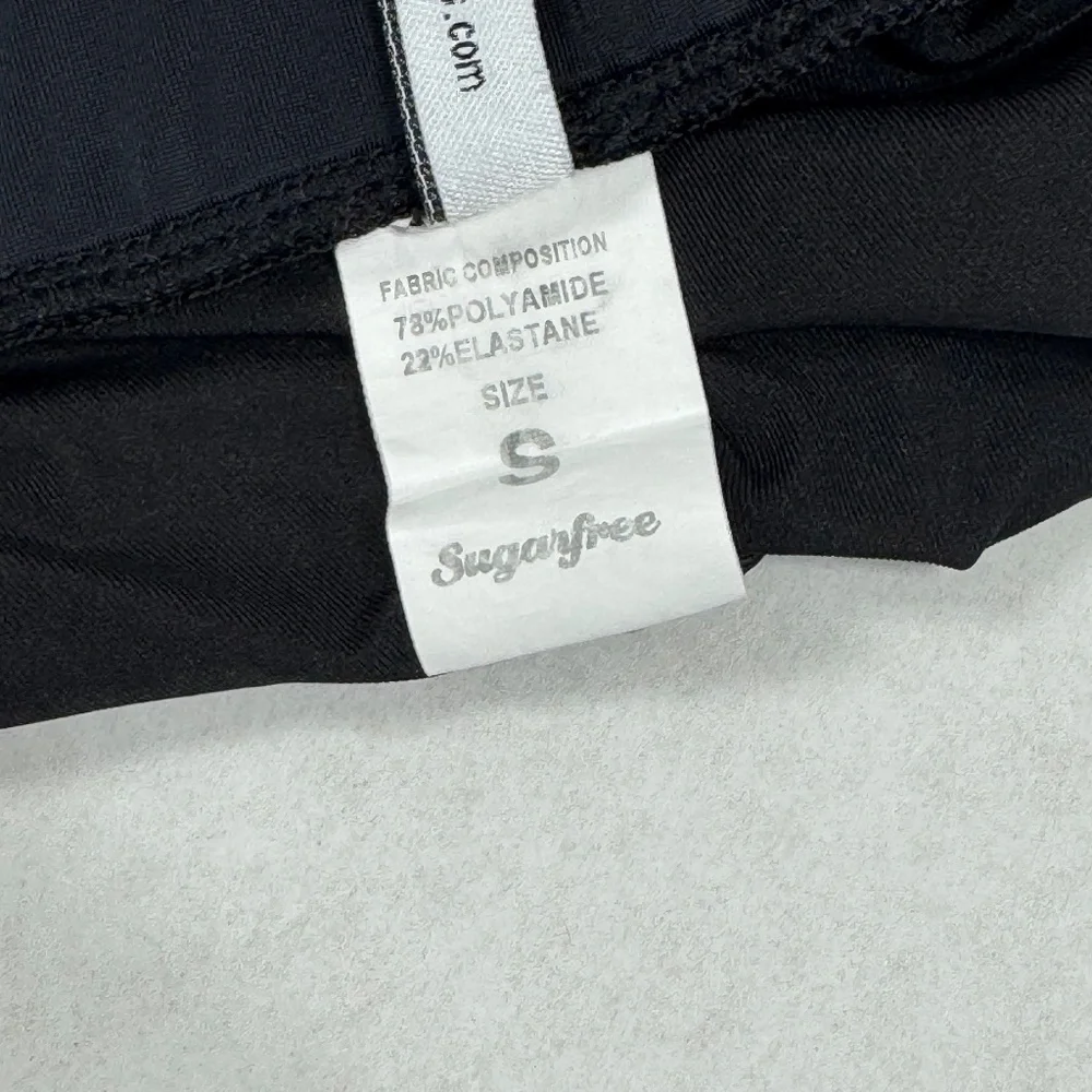 Sugarfree Black Bikini Bottom - Size S.